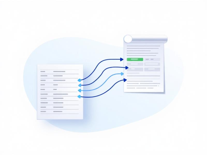 Spreadsheet to PDF illustration